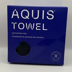 AQUIS Hair-Drying Towel - Blue